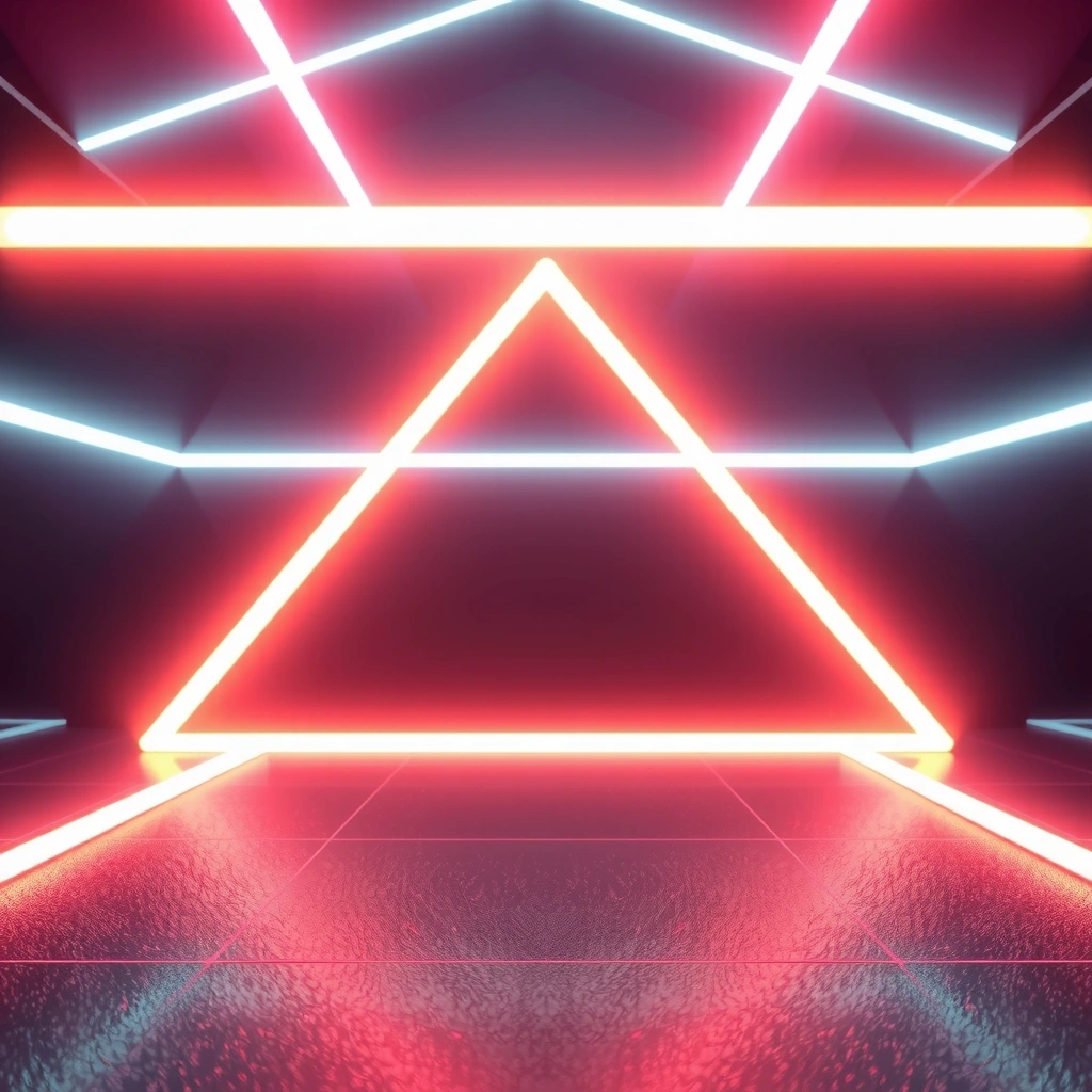 Abstract neon digital background