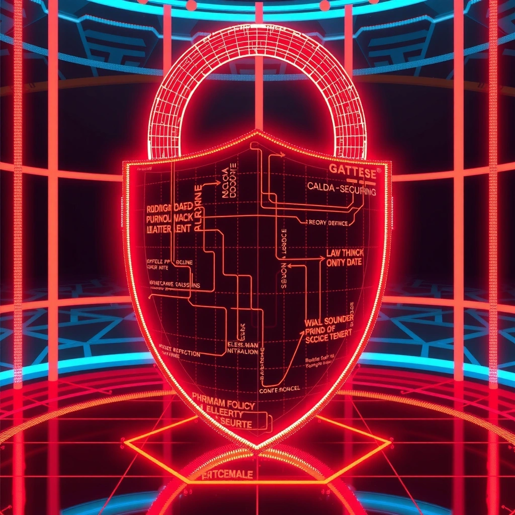 Digital security shield visualization